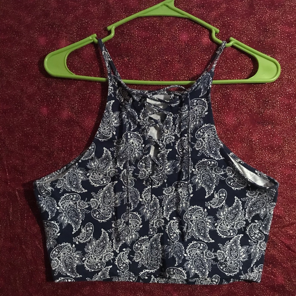 Large Charlotte Russe crop top
